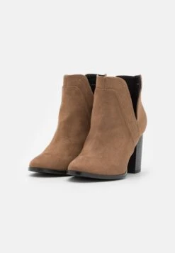 Ankle Boot - Taupe -Mode Kleidung e403e64f701a4e50a14ea9691c9f5a02
