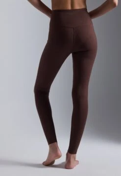 ESSENTIAL FULL LENGTH HIGH RISE LEGGINGS - Leggings - Dark Brown -Mode Kleidung eb1bc24c10f74cf08ccf46b7fa219955
