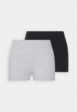 Even&Odd 2 PACK - Shorts - Black/mottled Light Grey -Mode Kleidung f4ce10d6d61f4a5fb656347ebb3e35ce 1