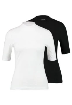 2PACK - T-Shirt Basic - White/black -Mode Kleidung f4cf7c9a81aa4ea8a11f558183dda997 1