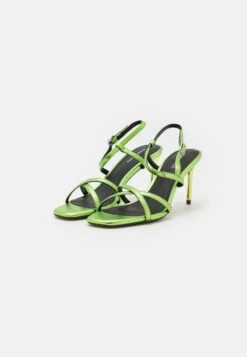Even&Odd LEATHER - High Heel Sandalette - Green -Mode Kleidung f5f812e8c2864e15888b5cde8f529aea