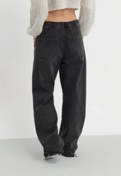 Even&Odd Wide Leg - Black Denim -Mode Kleidung f9b4ffde8d4841a8a430623f19ad42b5