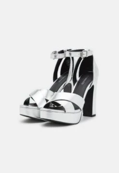 Even&Odd High Heel Sandalette - Silver -Mode Kleidung fbcd9eec41ce4608b3330095fd6e021a